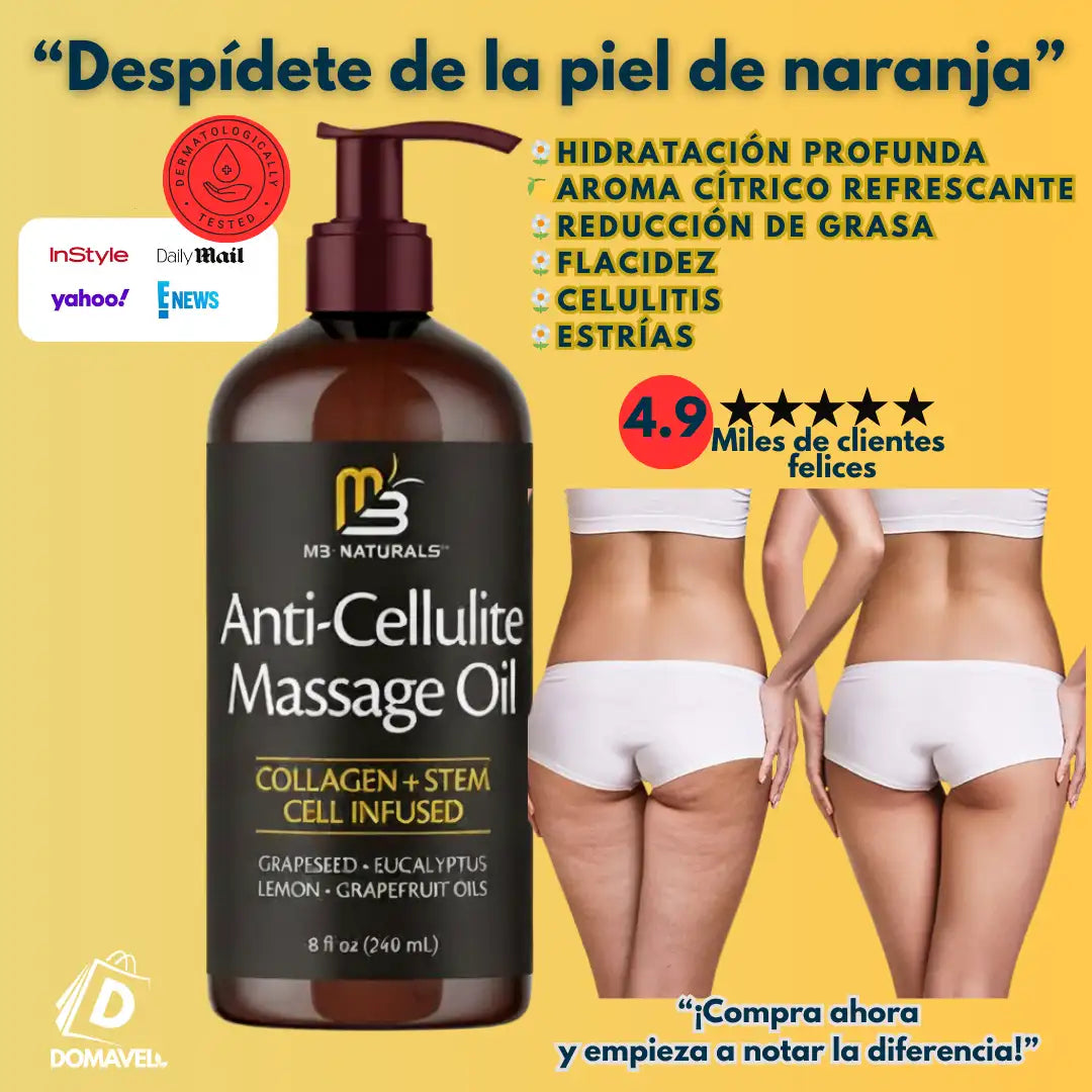M3 Naturals Celulitis ® Oil massage 250ml
