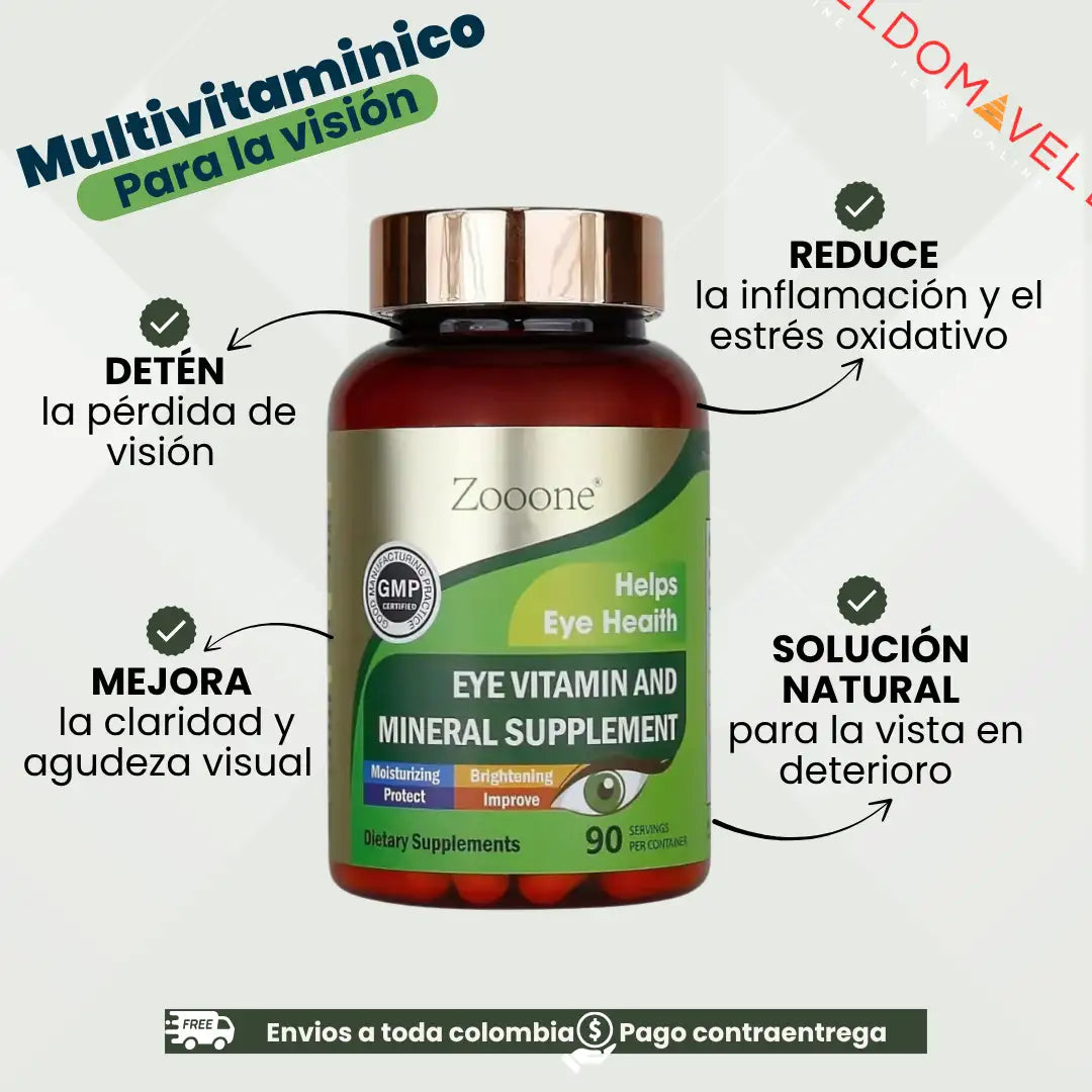 Suplemento Vitamina Para La Visión |90 Capsulas