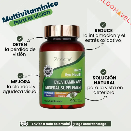 Suplemento Vitamina Para La Visión |90 Capsulas