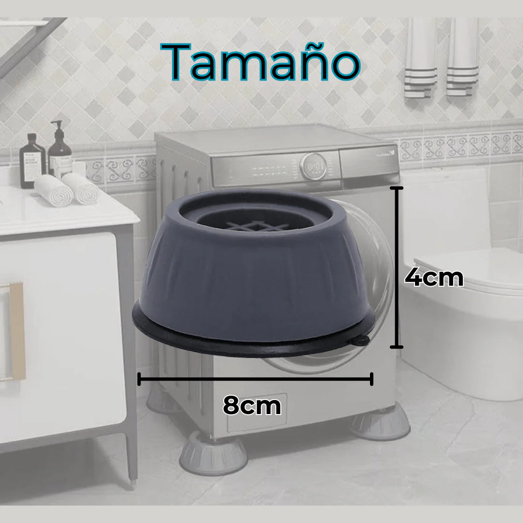 Vibrastop®️ | Bases antivibraciones 4 Piezas
