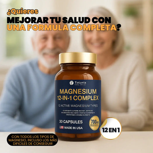 MAGNESIUM COMPLEX 12 EN 1 |Mejora tu salud con una formula completa 30 CAPS