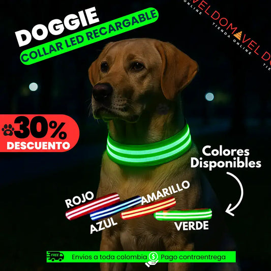 DOGGIE™️ | Collar LED Recargable para perros