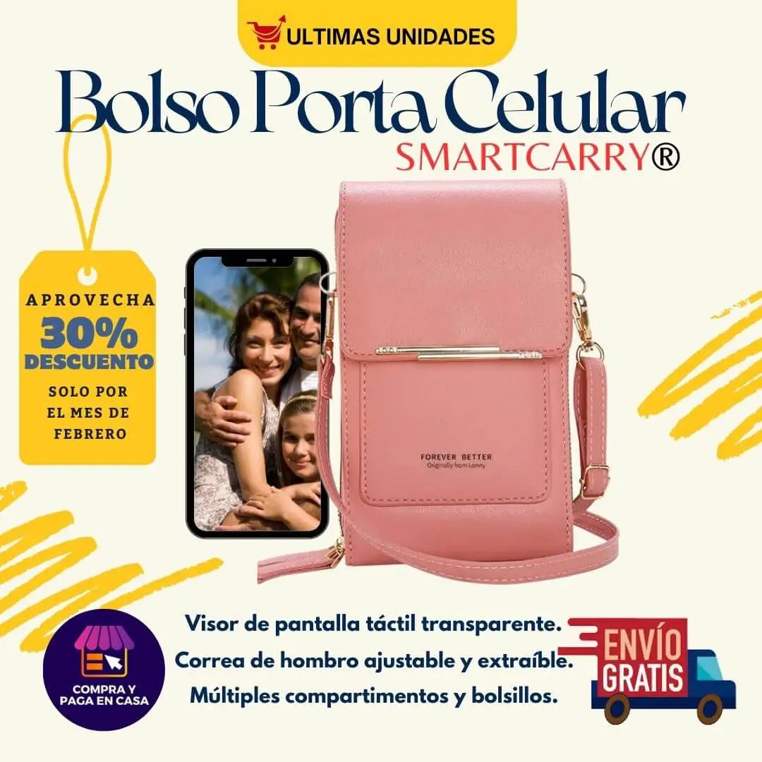 Smartcarry®️ | Bolso billetera porta celular ¡Comodidad sin límites! 🔥"