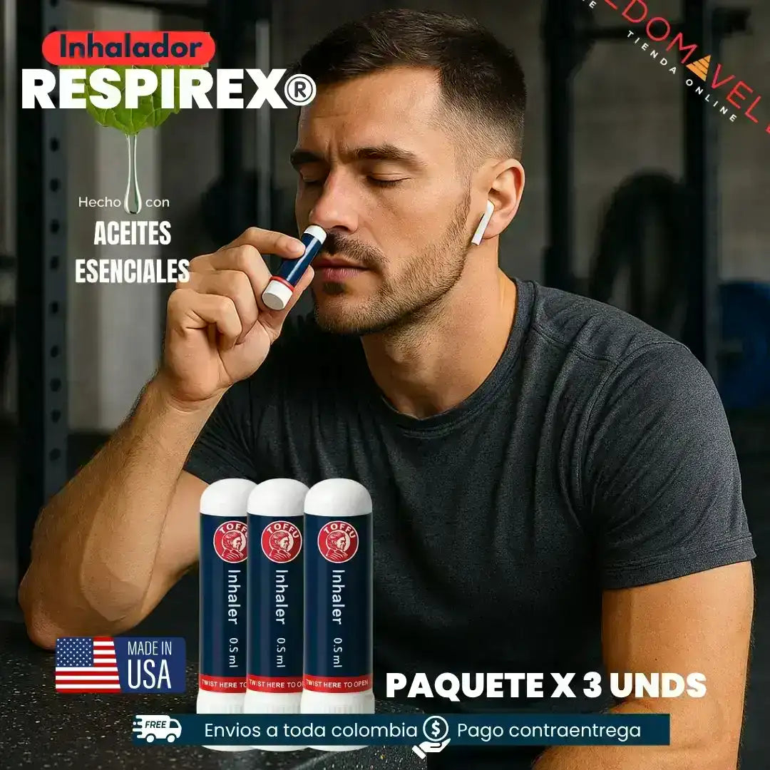 RESPIREX ®️| Inhalador Nasal Rinitis Kit X3 und