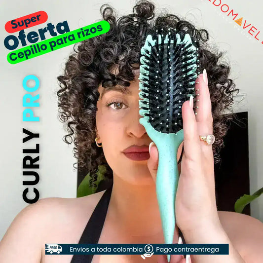 Curlypro®️ |El cepillo que Transforma tus rizos en minutos