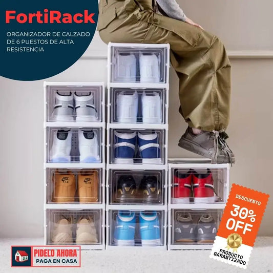 Fortirack®️ El Original | Organizador de calzado de 6 Niveles!