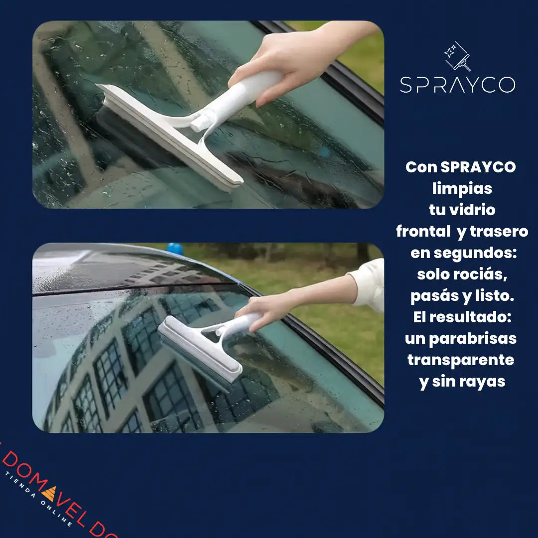 Sprayco ™️ | Limpiavidrio 3 en 1 con spray