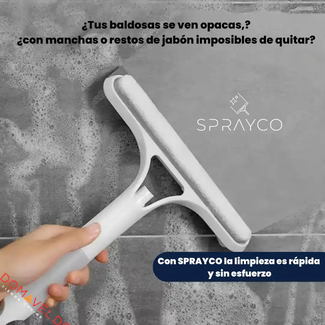 Sprayco ™️ | Limpiavidrio 3 en 1 con spray