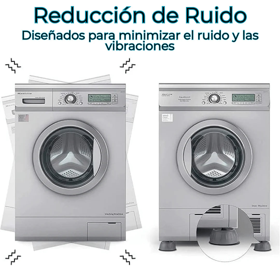 Vibrastop®️ | Bases antivibraciones 4 Piezas