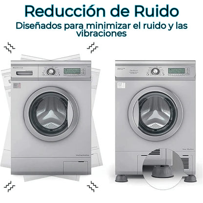 Vibrastop®️ | Bases antivibraciones 4 Piezas