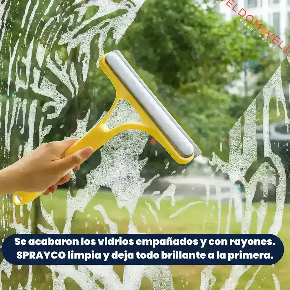 Sprayco ™️ | Limpiavidrio 3 en 1 con spray