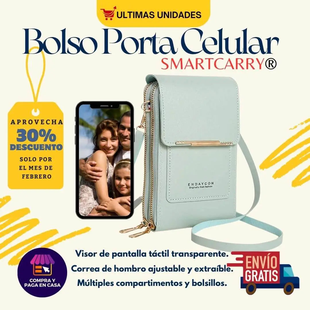 Smartcarry®️ | Bolso billetera porta celular ¡Comodidad sin límites! 🔥"