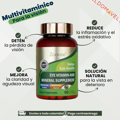 Suplemento Vitamina Para La Visión |90 Capsulas