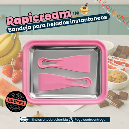 RAPICREAM™️ |Bandeja para hacer helados instantaneos
